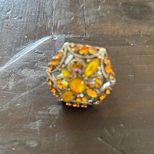 Elegant Gold and Orange Women's Jewelry